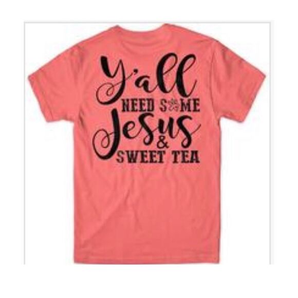 Southern Belle Jesus & Sweat Tea Short Sleeve - Picture 1 of 4